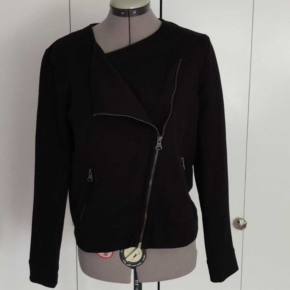 Banana Republic Motorcycle Sweatshirt/Jacket sz M